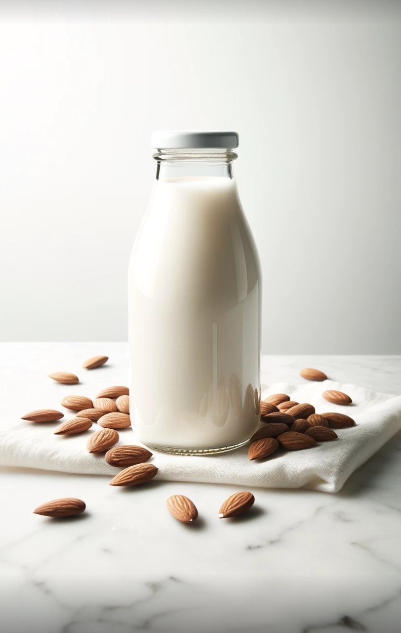 Sprouted, Organic, Cold-Pressed Almond Milk