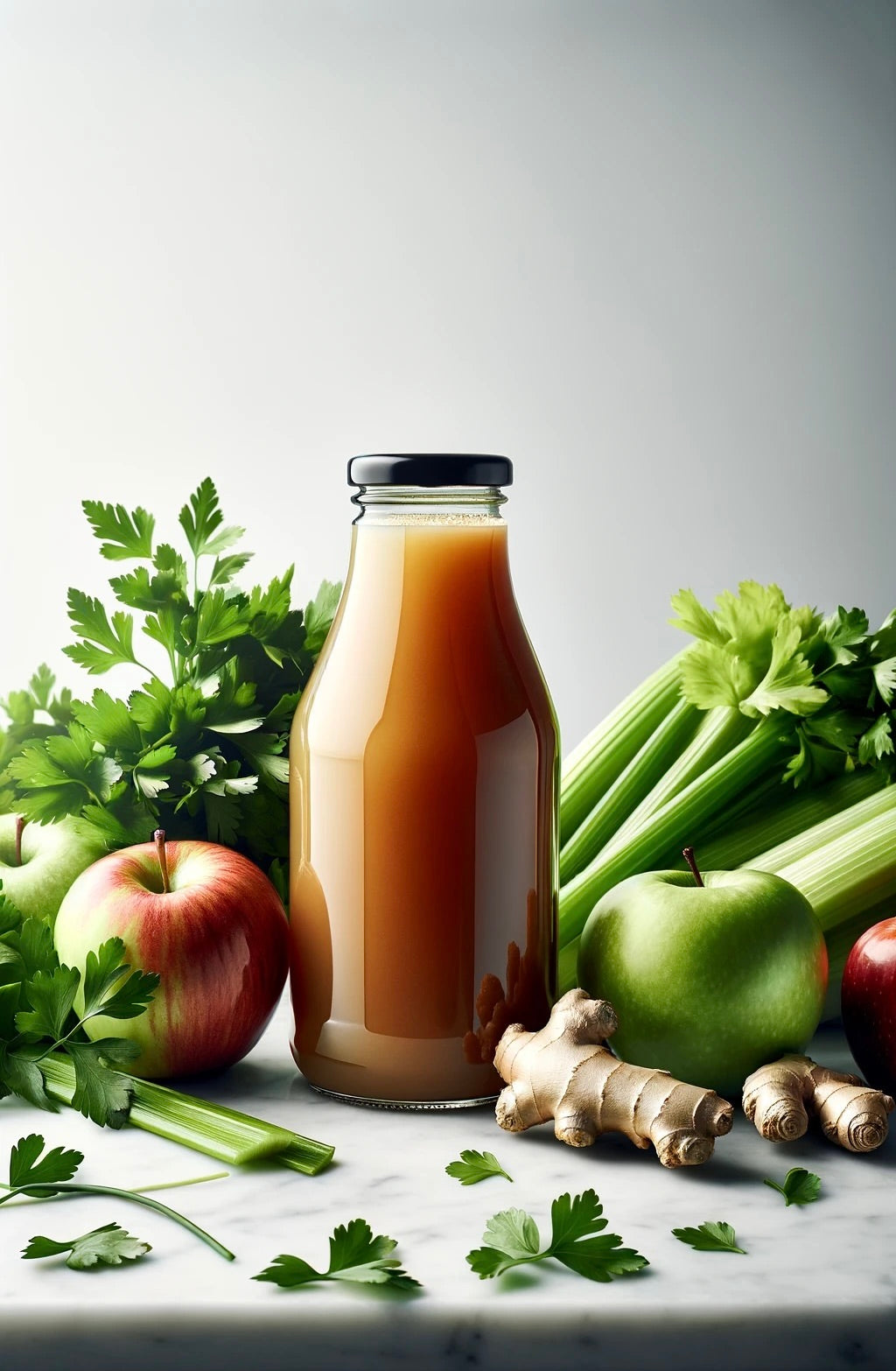 Celery ginger juice top