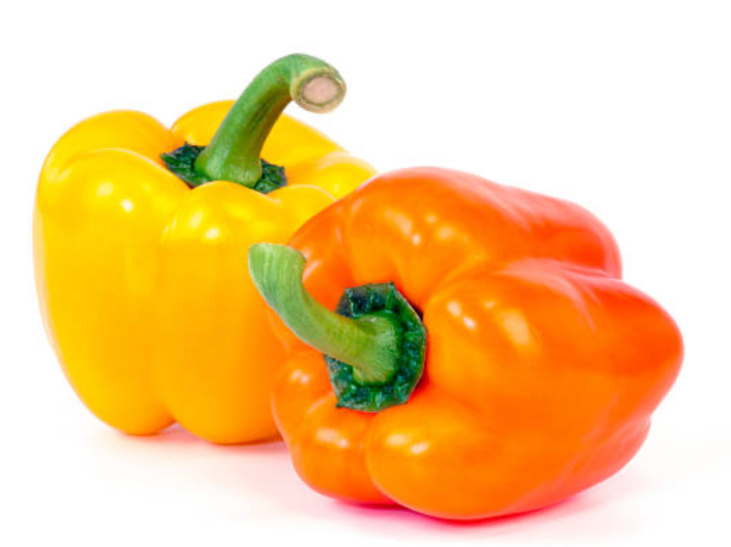 Orange and Yellow Bell Pepper